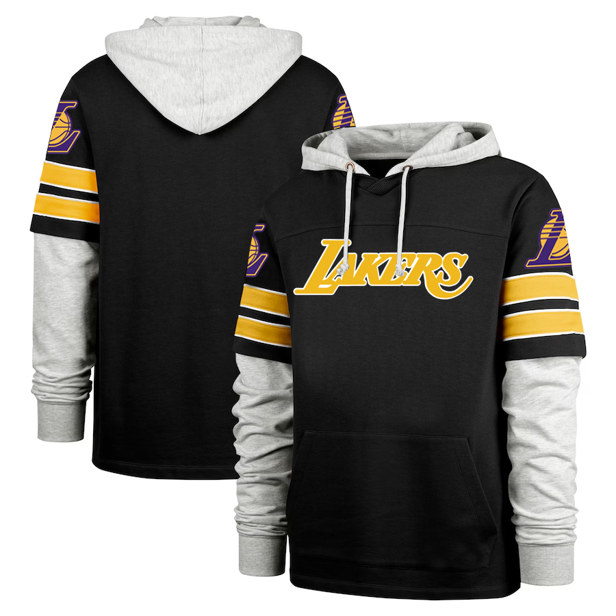 Men Los Angeles Lakers black 2024 NBA hoodie